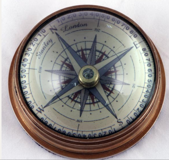 Domed Lens Compass - Click Image to Close